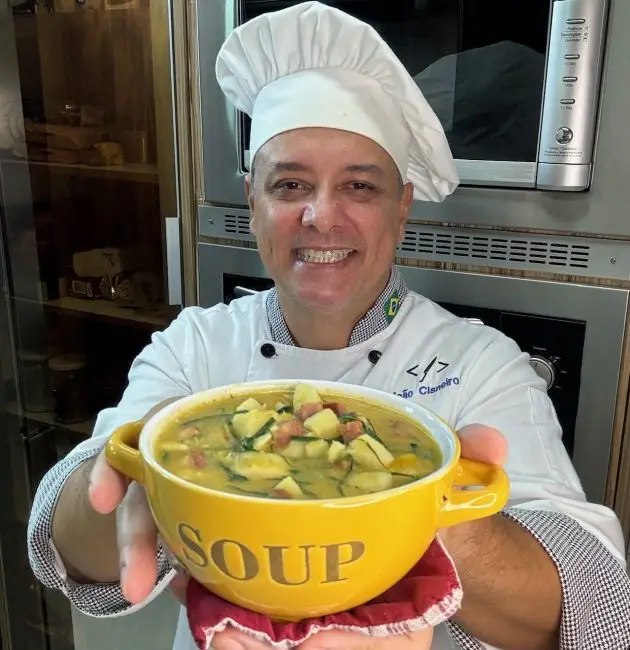 Sopa de Inhame Chef Joao Cisneiro